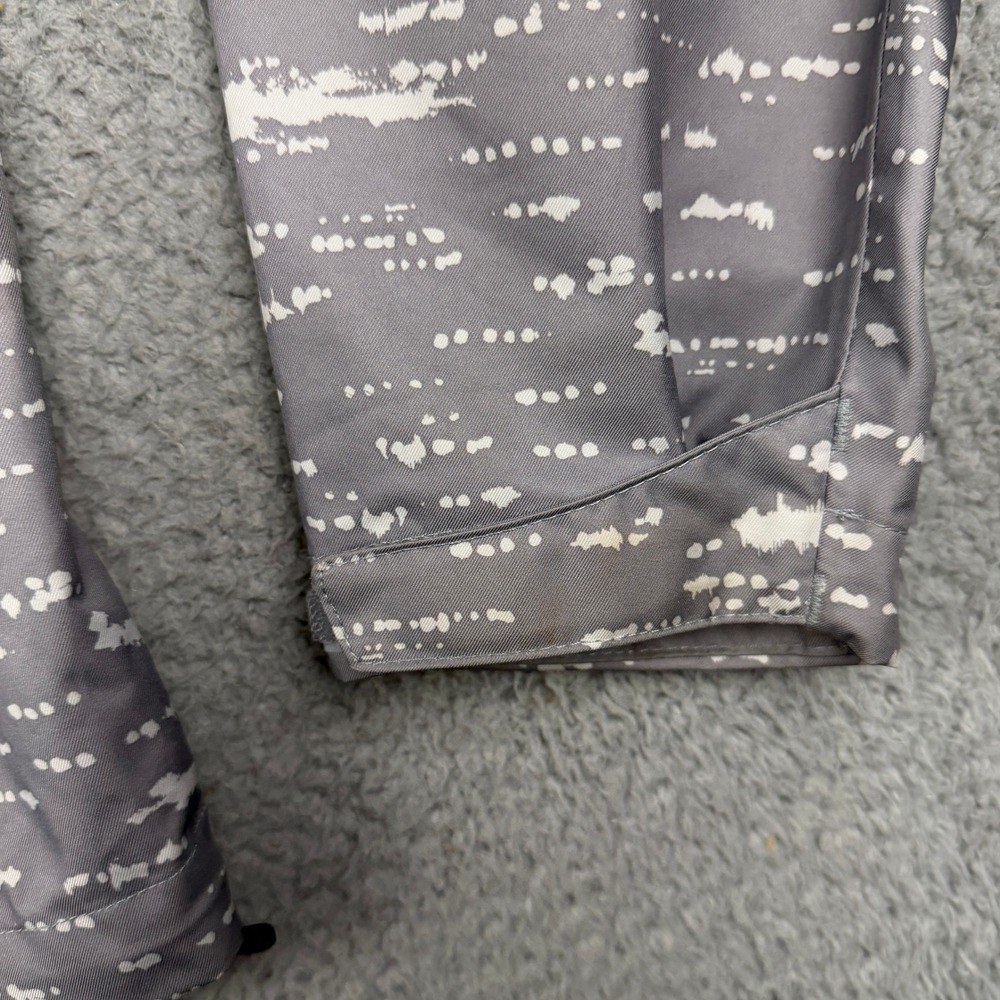 The North Face Venture JAcket Mens Medium DryVent Hooded White Gray - Picture 8 of 16